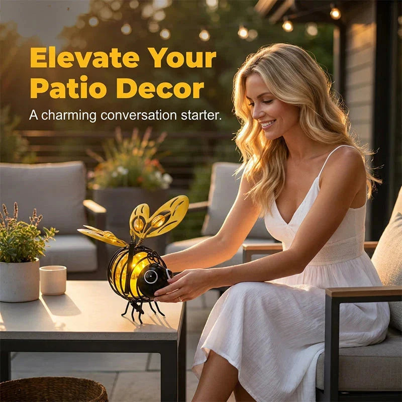 Solar Bee Garden Light